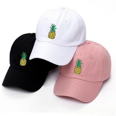 Cool   Black Baseball Cap Pineapples Hat HipHop Adjustable Bboy Cap Q  eb-16573287
